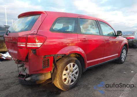2014 Dodge Journey American Value Pkg из США, поврежденный, VIN 3C4PDCAB8ET276733